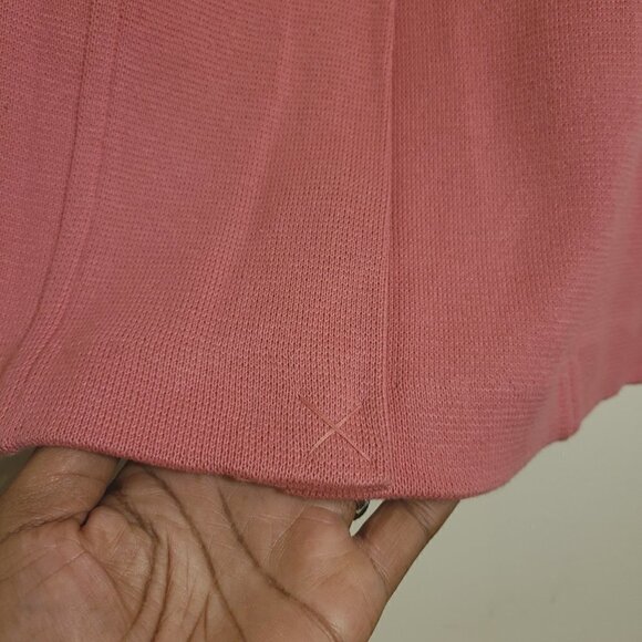 Spiegel | Women's Vintage Two Piece Pink Skirt Suit Set (Size 10) - Picture 14 of 16